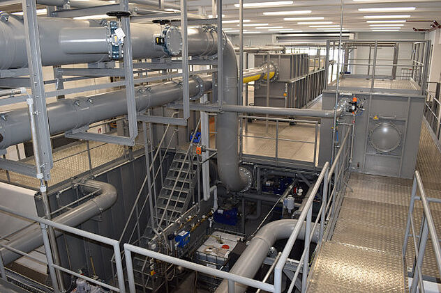 Leiblein-Hochleistungs-Filteranlage für Kühlschmierstoffe bei den Grob-Werken in Mindelheim.