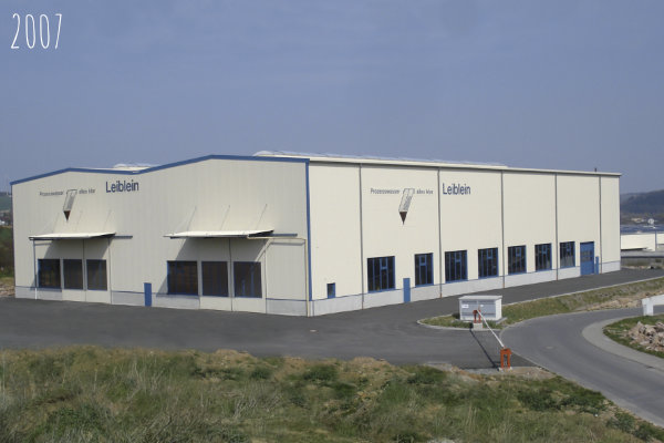 2007 – Neue Produktionshalle der Leiblein GmbH