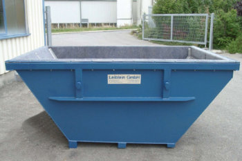 Dewatering container of Leiblein