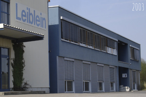 2003 – Neues Bürogebäude der Leiblein GmbH