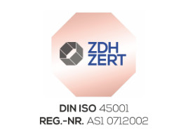 DIN ISO 45001 Zertifikat - Leiblein